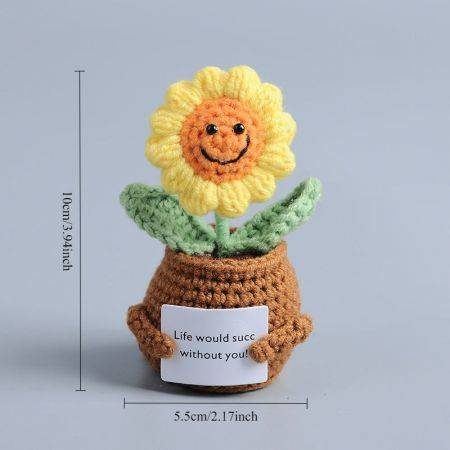 向日葵笑脸盆栽