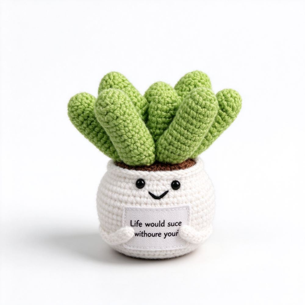 白盆多肉盆栽(成品)