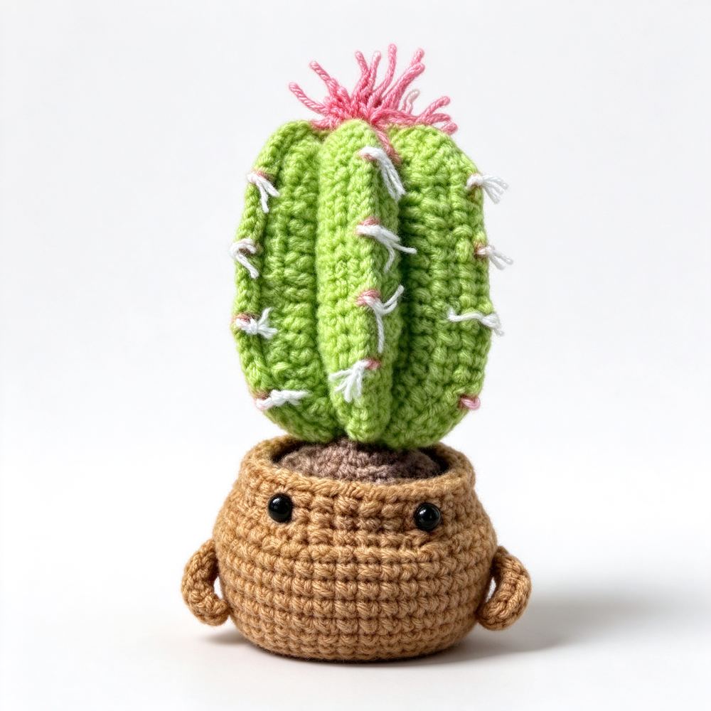 棕盆仙人掌成品-定制