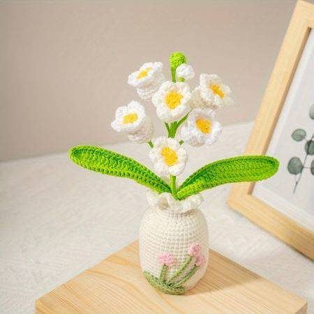新品-铃兰花束+花瓶