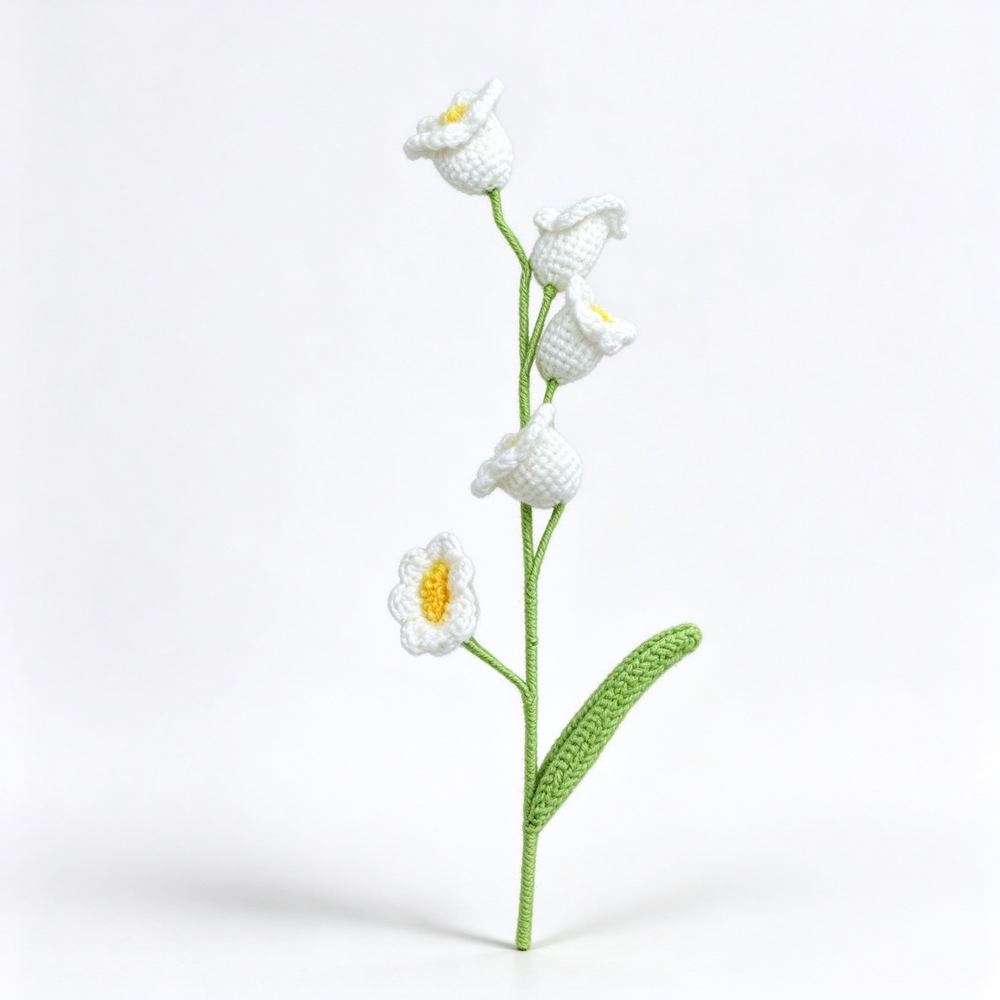 1枝白色铃兰花