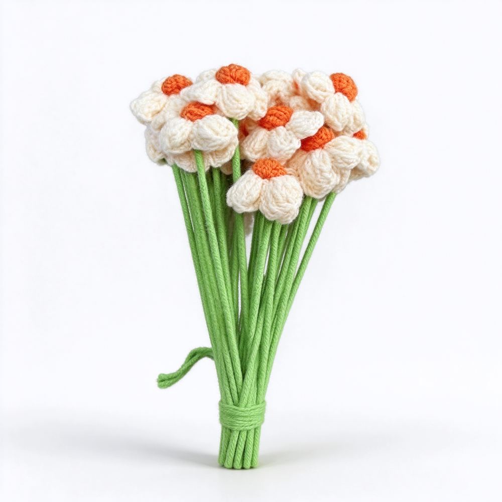 1枝黄色泡芙花