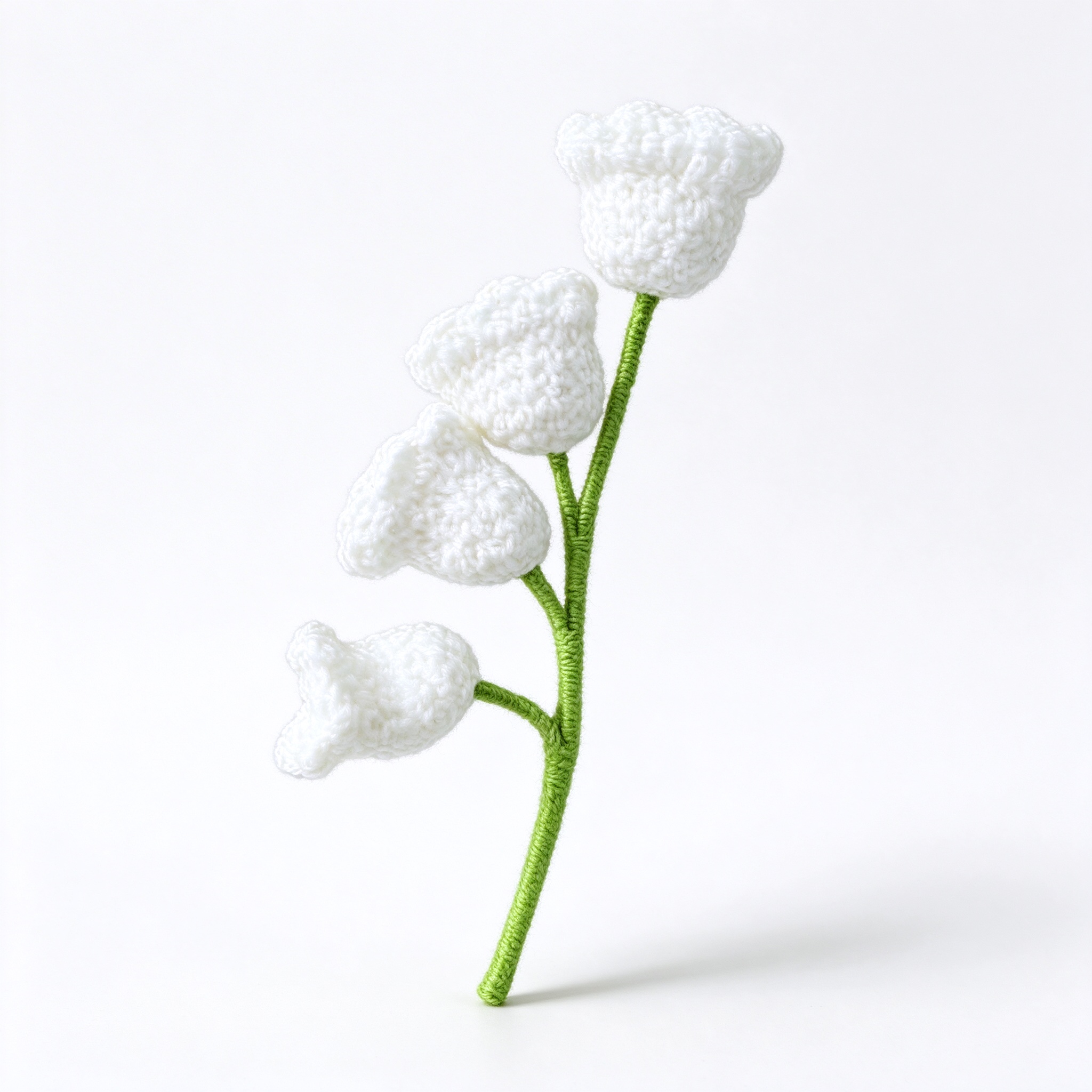 单枝4朵铃兰花(白色)