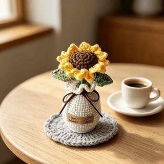 钩织花瓶